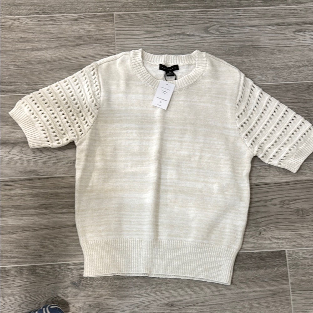 NWT Sanctuary Short Sleeve Sweater Top